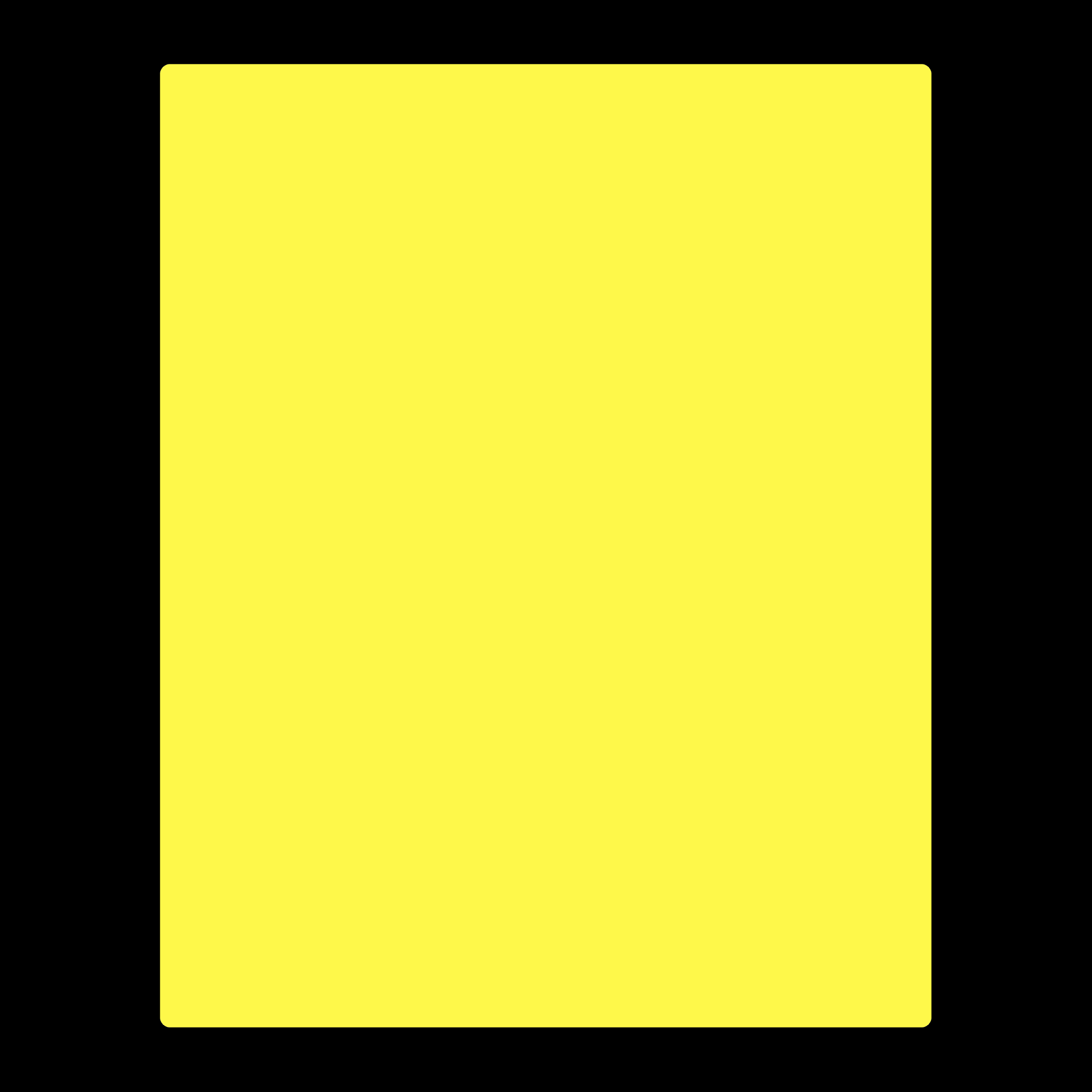 Ícone cartão amarelo de futebol